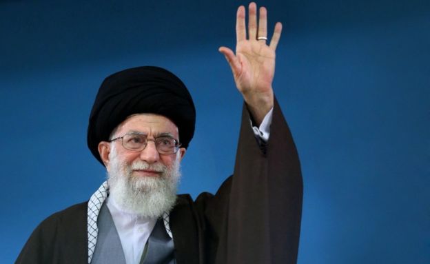 Iran's supreme leader Ayatollah Ali Khamenei