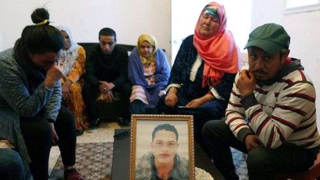 The family of Anis Amri in Tunisia