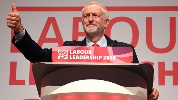 எதிர்க்கட்சித் தலைவராக மீண்டும் ஜெரூமி கோர்பைன் தேர்வு