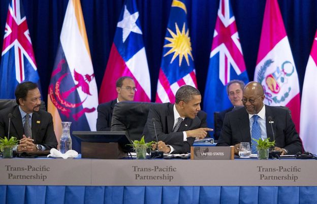 El ahora presidente saliente de EE.UU., Barack Obama, durante la cumbre del APEC en Honolulu, en Hawáii, en 2011.