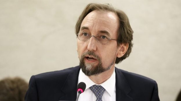 ஐ நா, மனித உரிமைகள் ஆணையம், சையத் ரா அத் ஹுசைன்