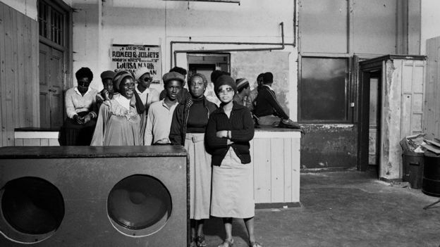 People inside the West Indian community centre in Winson Green, Birmingham, 1979