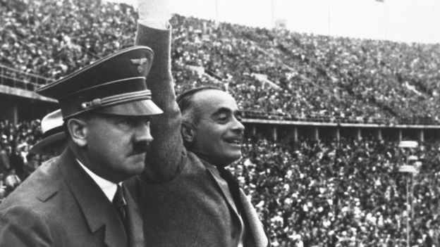 希特勒主持1936年柏林夏季奧運會