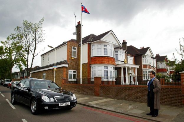 Foto de la embajada de Corea del Norte en Londres