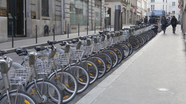 China dominates the world in bike-sharing schemes, with five of its cities in the top six — but among those six is Paris, which squeezes in nearly 24,000 city bicycles for rent.