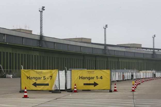 Berlin's former Tempelhof airport, 20 December