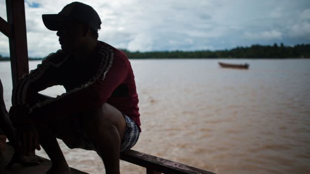 Hombre en Guyana