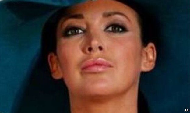 Sophia Cahill Image caption The former Miss Wales told the court Mr Bowers &quot;hit me in the nose&quot; - _84506155_941a6154-bea9-427a-85e7-f001826bda30