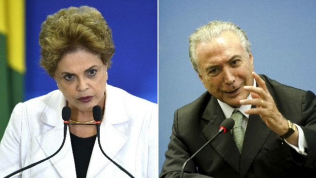 Dilma Rousseff e Michel Temer