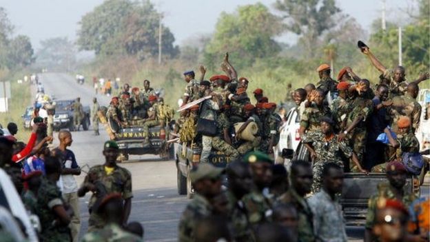 Ces militaires contrôlent contrôlent les corridors nord et sud ainsi que toutes les accès à la ville de Bouaké.