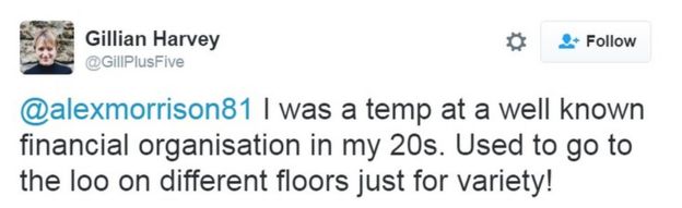 A tweet from @GillPlusFive. The text says: