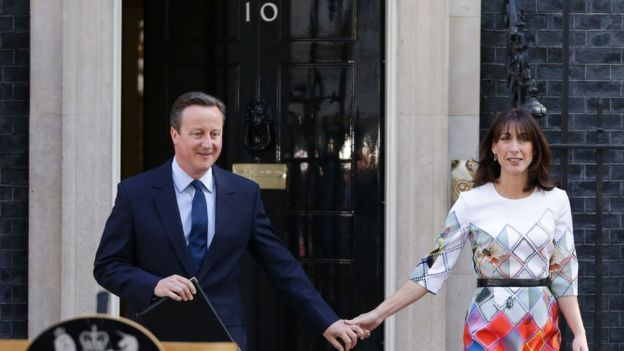 David Cameron and Samantha Cameron