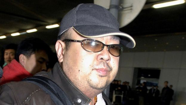 This photo taken on 11 February 2007 shows a man believed Kim Jong-nam, in Beijing's international airport, China.