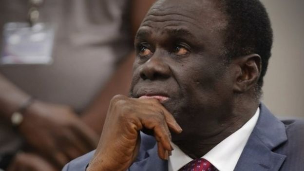 Burkina Faso interim President Michel Kafando