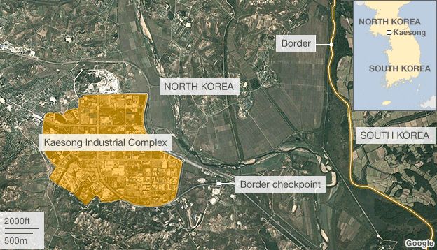 Kaesong map