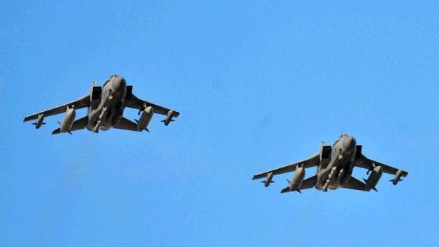 Two RAF Tornado GR4