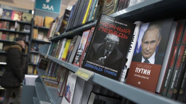 Libros de Trump y Putin