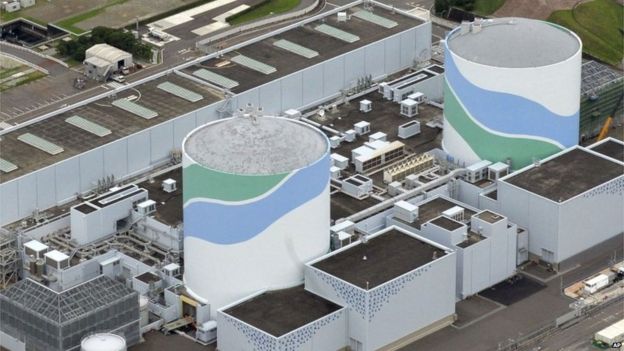 Reactors 1 and 2 at Sendai nuclear plant, Japan (7 July Aug)