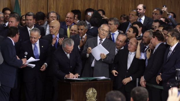 Cerimônia de posse de Michel Temer como presidente do Brasil
