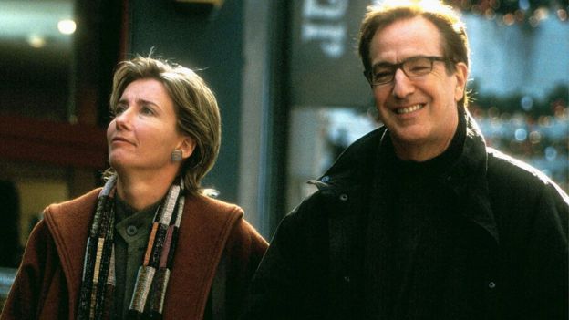 Emma Thompson and Alan Rickman in Love, Actually