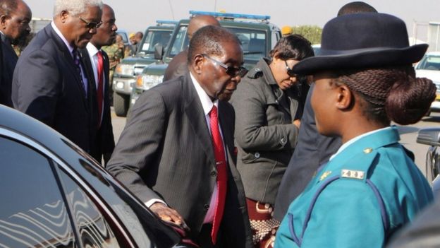 Robert Mugabe, 3 Sept, Harare