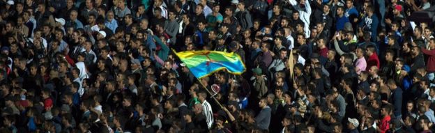 Protestas en el norte de Marruecos.