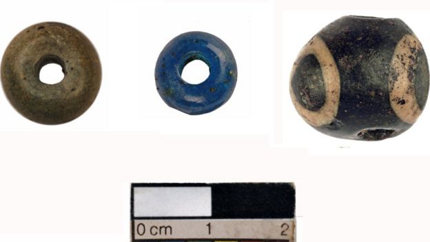 Excavated beads