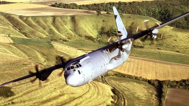 Hercules transport plane