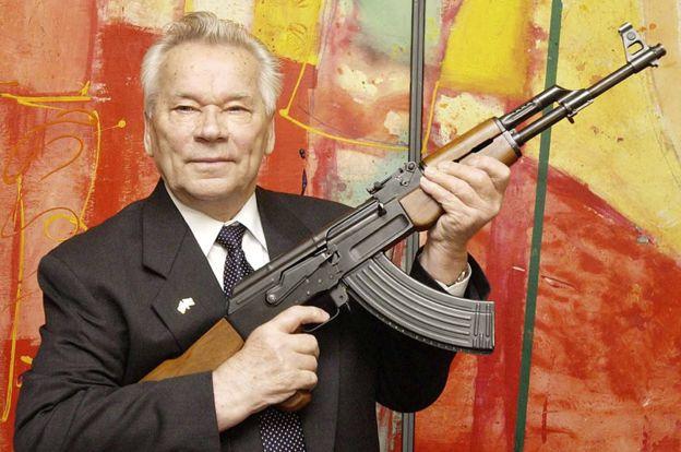Mikhail Kalashnikov, inventor of AK-47, 2002 file pic