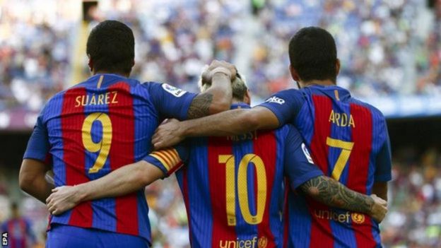 Washambuliaji wa Barca
