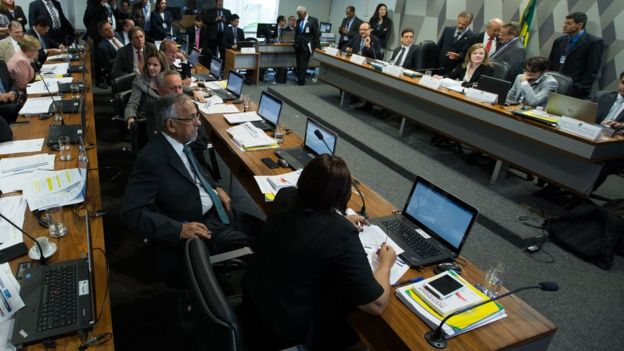 Reunião de comissões do Senado para discutir a PEC 55
