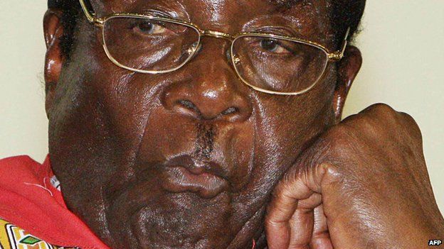 Robert Mugabe pictured in 2007