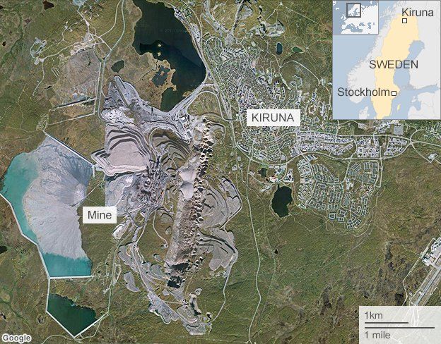 Sweden Map Kiruna