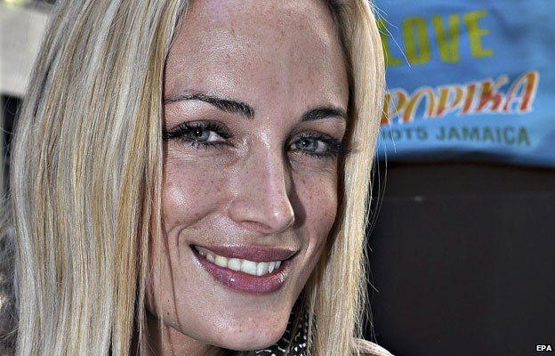 A file photograph showing Reeva Steenkamp in South Africa on 27 June 2012
