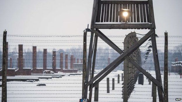 Watchtower at Auschwitz