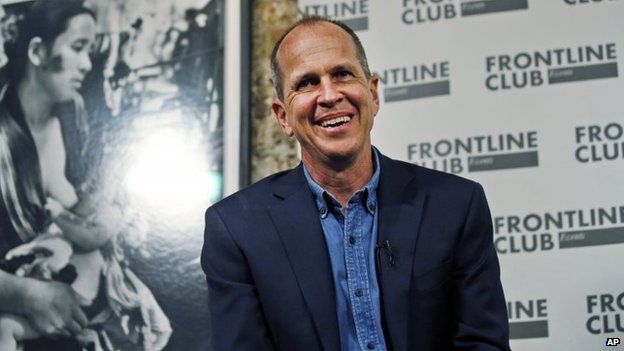 Peter Greste at the Frontline Club in London (19 February 2015)