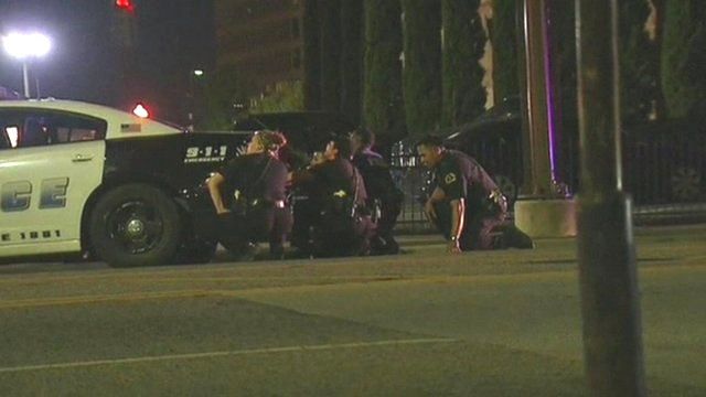 Five Us Police Killed By Snipers At A Dallas Protest Bbc News