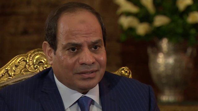 President Abdul Fattah al-Sisi - _86492459_86492458