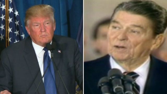 Us Election 2016 Is Donald Trump Ronald Reagans Republican Heir