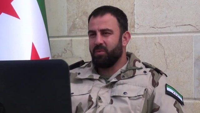 A rebel commander