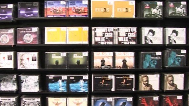 CDs on sale