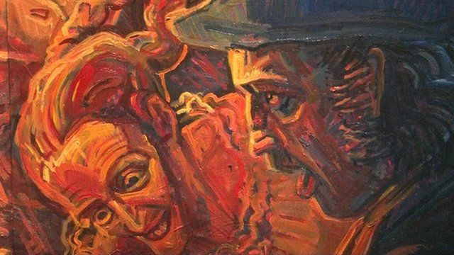 Part of the Tam o'Shanter mural by Chris Rutterford