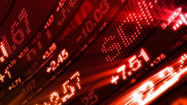 Graphic of stock prices
