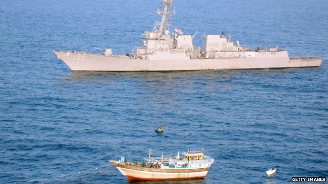 USS Kidd and Iranian vessel Al Molai