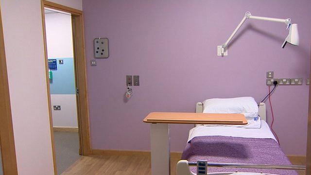 A room inside the new eating disorders unit at St John's Hospital