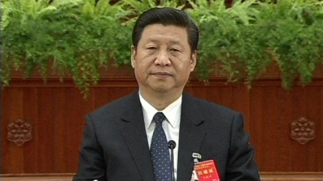 Chinese vice-president Xi Jinping