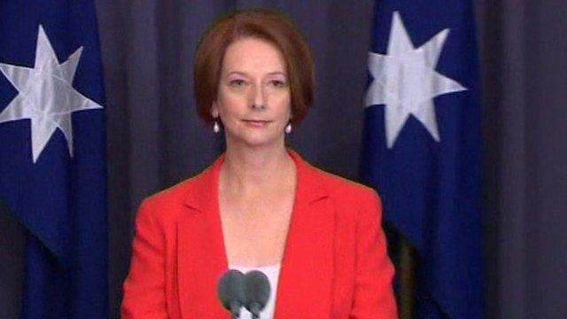 Australias Julia Gillard Survives Challenge By Kevin Rudd Bbc News 1057