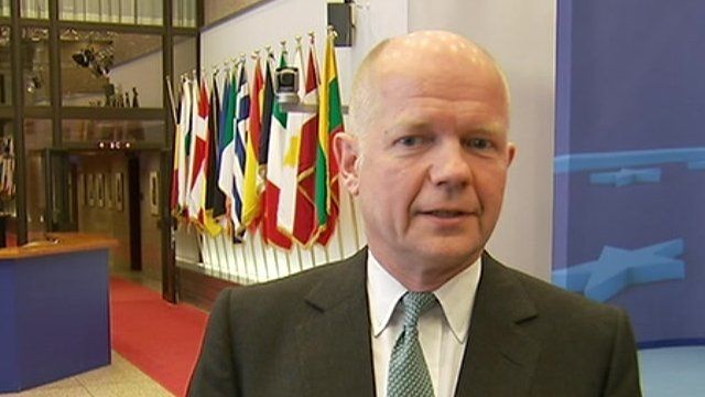 UK Foreign Secretary William Hague