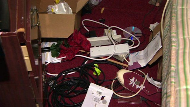 Possessions in burgled house