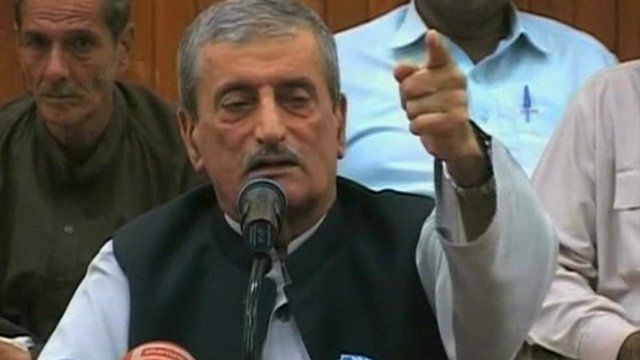 Railways Minister Ghulam Ahmad Bilour